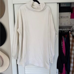 Free People Cream Turtleneck Sweater
